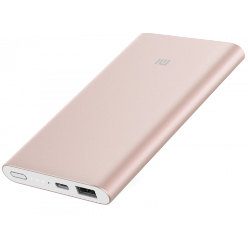 Внешний аккумулятор Xiaomi Mi Power Bank Pro 10000 mAh (розовое золото)